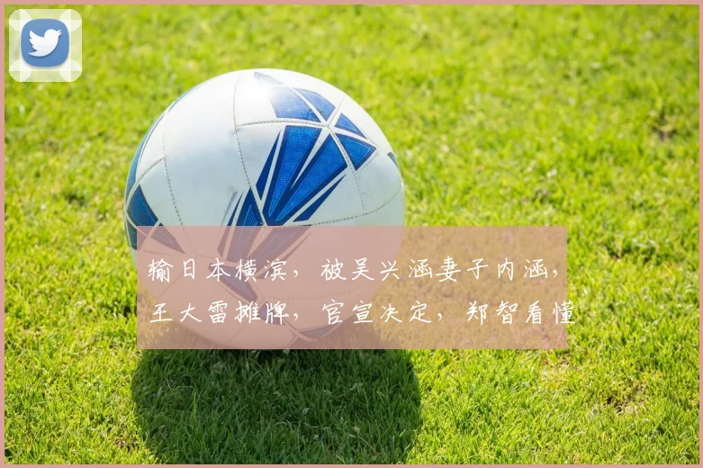 输日本横滨，被吴兴涵妻子内涵，王大雷摊牌，官宣决定，郑智看懂